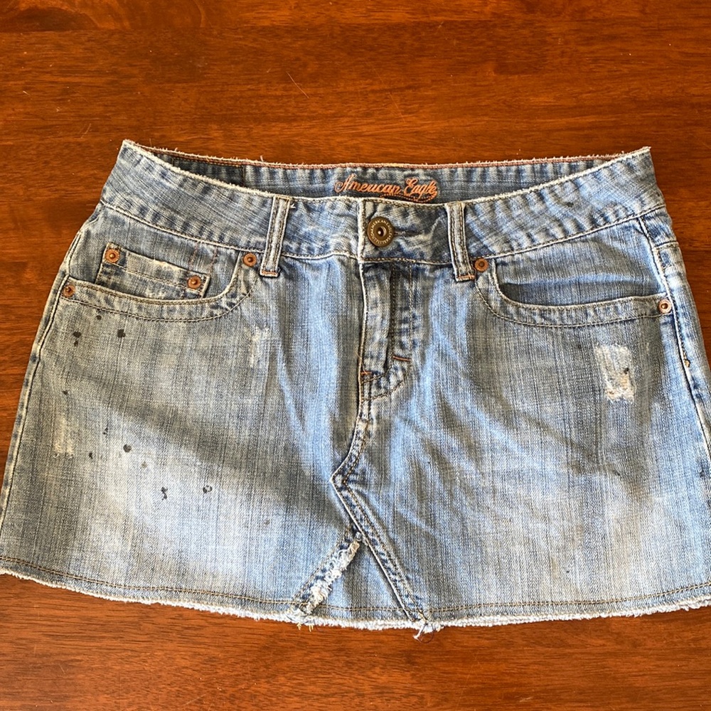 Womens American Eagle denim skirt size 6